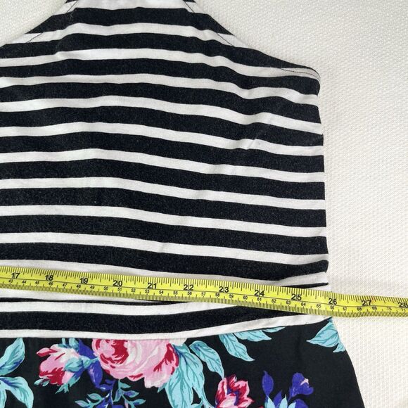 Torrid Babydoll Fabric Mix Poplin V-Neck Floral Cami Multi Women’s Plus Size 5X - Picture 7 of 12